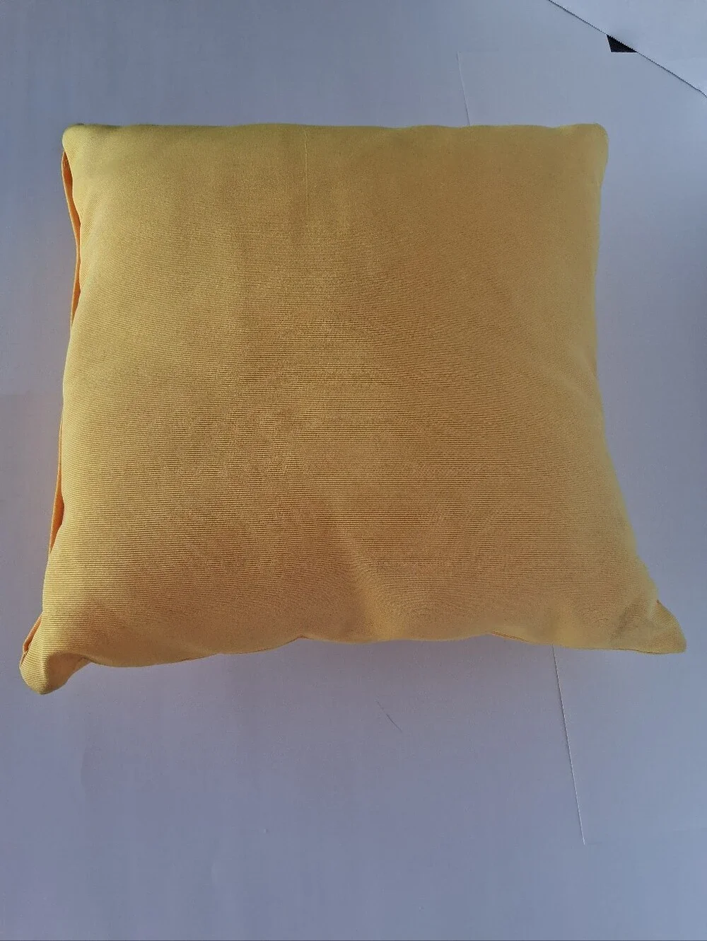 Bright Yellow Square Throw Pillow.Outdoor.